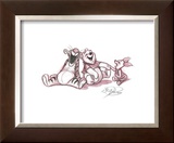 Tigger, Pooh, and Piglet Share a Giggle