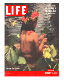 Buy Tahitian Girl Bathing, January 24, 1955 at AllPosters.com