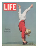 Buy Girl Doing Handstand on Skateboard, May 14, 1965 at AllPosters.com