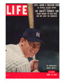 NY Yankee Slugger Mickey Mantle, June 25, 1956