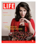 British TV Chef and Cookbook Author Nigella Lawson with Bowl of Cherries, December 9, 2005
