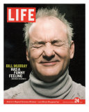 Actor Bill Murray with Eyes Closed, December 24, 2004 Premium Photographic Print