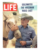 Senator Barry Goldwater with Horse, November 1, 1963