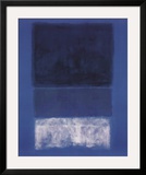 No 14. White and Greens in Blue