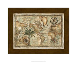 World Map with Globe