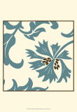 Buy Teal Floral Motif IV at AllPosters.com