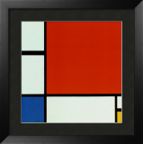 Buy Composition with Red Blue Yellow at AllPosters.com