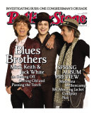 Blues Brothers: Mick, Keith, and Jack White, Rolling Stone no. 1050, April 2008