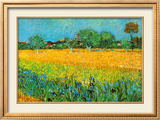 Buy View of Arles with Irises at AllPosters.com