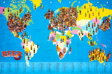 Buy World Map - Beer at AllPosters.com
