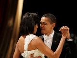 President Obama and First Lady Michelle Obama Dance at the Midwest Inaugural Ball, January 20, 2009