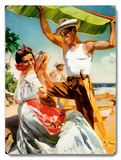 Buy Mexico Senorita Sea Shell Beach at AllPosters.com