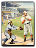 US Baseball at the Plate 'Batter Up!' Poster