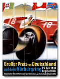 1937 Nurburgring Grand Prix Poster