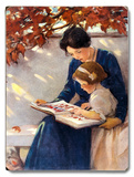 Buy Mom and Daughter Reading at AllPosters.com