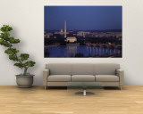 Bridge Over a River, Washington Monument, Washington DC, District of Columbia, USA