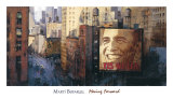 Obama: Moving Forward Art Print
