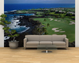 Aerial Francis H. Li Brown Golf Course, Hawaii, USA,
