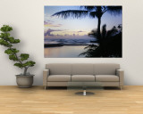 Buy Palm Tree on the Beach, Wailua Bay, Kauai, Hawaii, USA at AllPosters.com