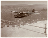 China Clipper in Flight over San Francisco, California 1939
