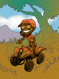 Boy Riding ATV