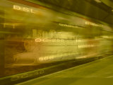 Buy Train Speeding Past Technology Words at AllPosters.com