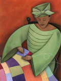 Buy Woman Sewing Blanket at AllPosters.com