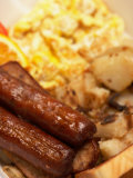 Buy Close-Up of Traditional Breakfast Foods Including Sausage and Eggs at AllPosters.com