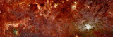 Infrared Image of the Center of the Milky Way Galaxy