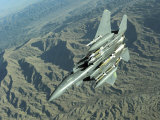 Buy U.S. Air Force F-15E Strike Eagle on a Combat Patrol over Afghanistan at AllPosters.com