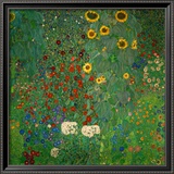 Buy Farm Garden with Sunflowers, c.1912 at AllPosters.com