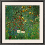 Buy Farm Garden with Sunflowers, c.1912 at AllPosters.com