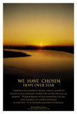 Obama: Hope Over Fear Art Print