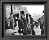 Le Baiser de l'Hotel de Ville, Paris, 1950 Framed Art Print