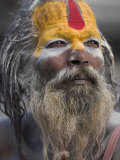 Sadhu, Shivaratri Festival, Pashupatinath Temple, Kathmandu, Nepal