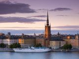 Sunset, Riddarholmen and Gamla Stan, Stockholm, Sweden