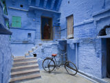 Buy Traditional Blue Architechture, Jodhpur, Rajasthan, India at AllPosters.com