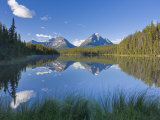 Whirlpool Peak, Mt. Fryatt and Leech Lake, Jasper National Park, Alberta, Canada