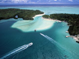 Aerial View over Mauritius