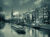 Prinsengracht and Westerkerk in the Background, Amsterdam, Holland