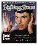 David Byrne, Rolling Stone no. 524, April 21, 1988 Photographic Print