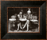 Women Sitting at a Cafe Terrace