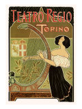 Teatro Regio, Torino: Theatre Royal de Turin Opera House, c.1898