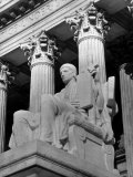 Guardian of Law, Statue Created by Sculptor James Earle Fraser Outside the Supreme Court Building