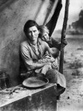 Migrant Mother Florence Thompson and Children Photographed by Dorothea Lange