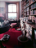 Library Study of Famed Naturalist Charles Darwin Photographic Print