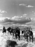 Location Shooting of Western Movie, Union Pacific, 1939