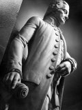 Sculpture of Early American Statesman John Hancock in Statuary Hall at the US Capitol Building
