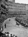 Buy People Watching Horse Race that Is Traditional Part of the Palio Celebration at AllPosters.com