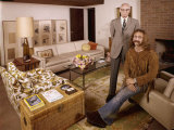 Singer David Crosby Standing with His Father Floyd in Father's House